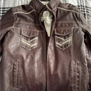 BKE Leather Jacket. Basically brand new. Only worn a handful of times.